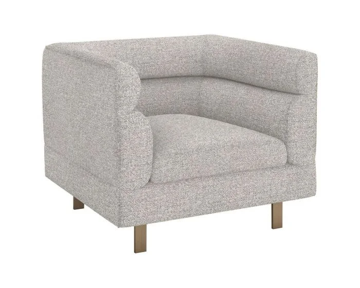 Interlude Home Ornette Chair in Rock