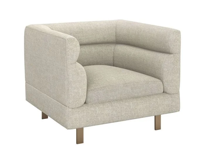 Interlude Home Ornette Chair in Wheat