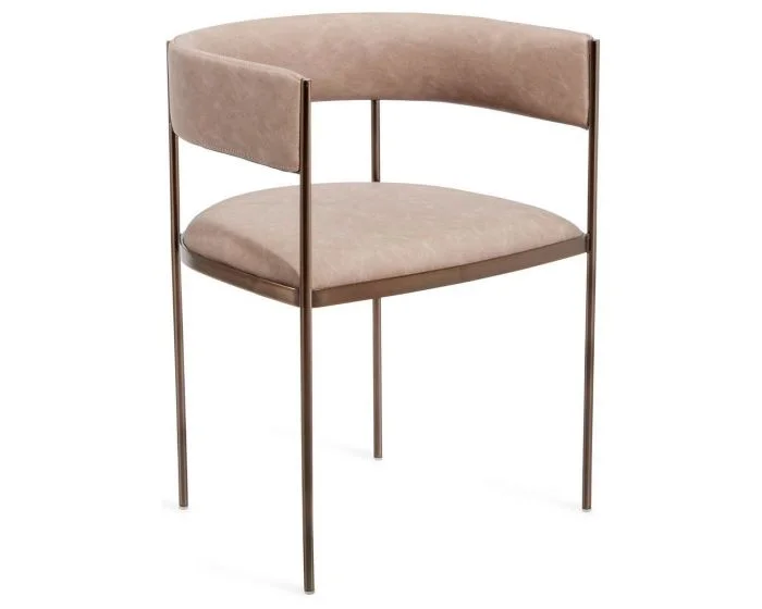 Interlude Home Ryland Dining Chair in Taupe (CL1A) – CLEARANCE SALE