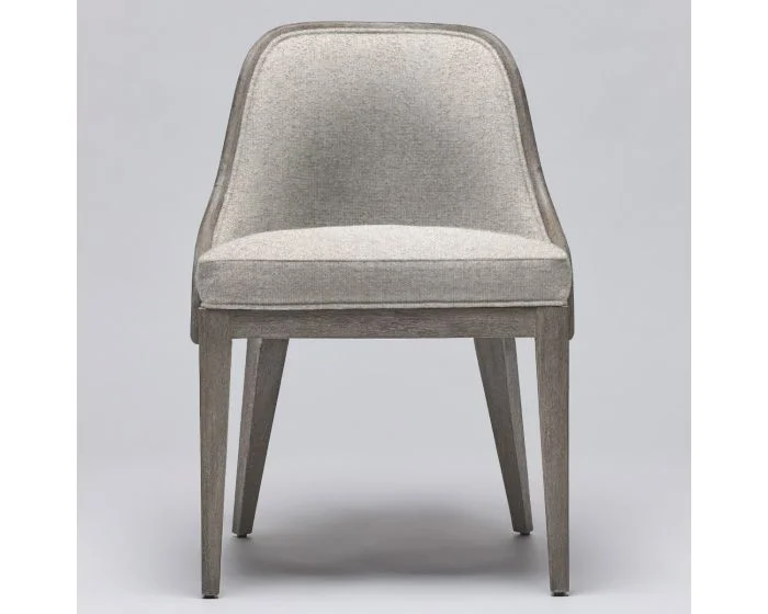 Interlude Home Siesta Dining Chair in Grey Ceruse/ Tint