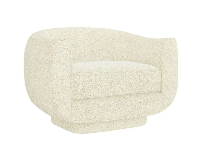 Interlude Home Spectrum Swivel Chair in Down