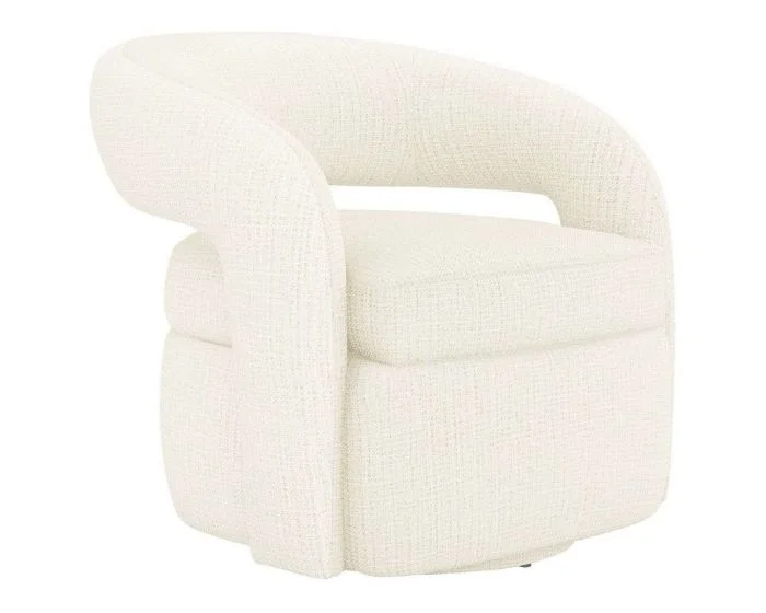 Interlude Home Targa Swivel Chair in Dune