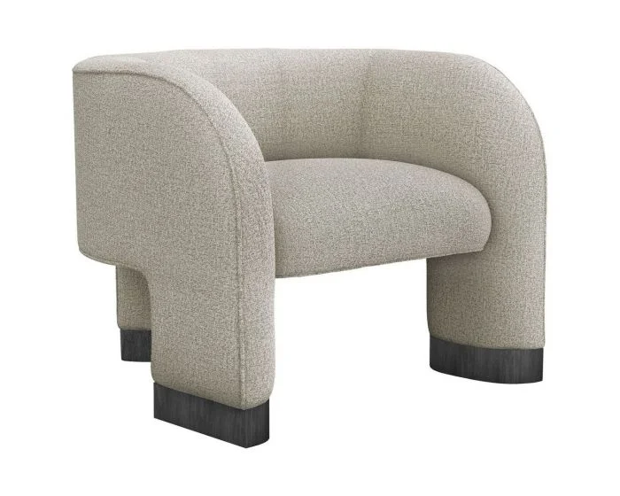 Interlude Home Trilogy Chair in Storm