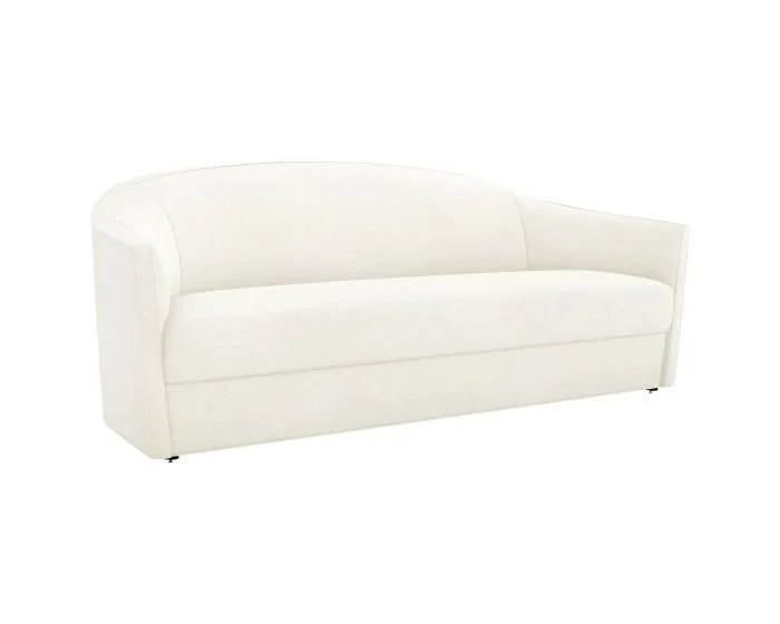 Interlude Home Turin Sofa in Pure