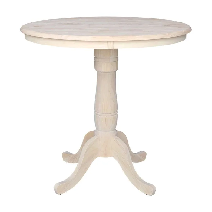 International Concepts – 36in Round Top Ped Table – 35.1inH – K-36RT-6B