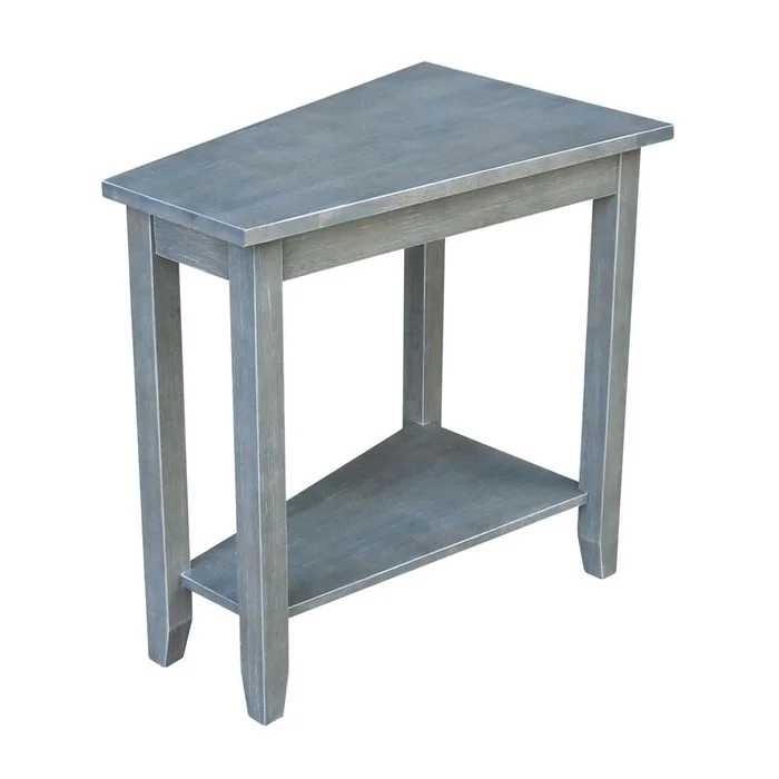 International Concepts – Keystone Accent Table in Heather Grey-Antique Washed Finish – OT105-45