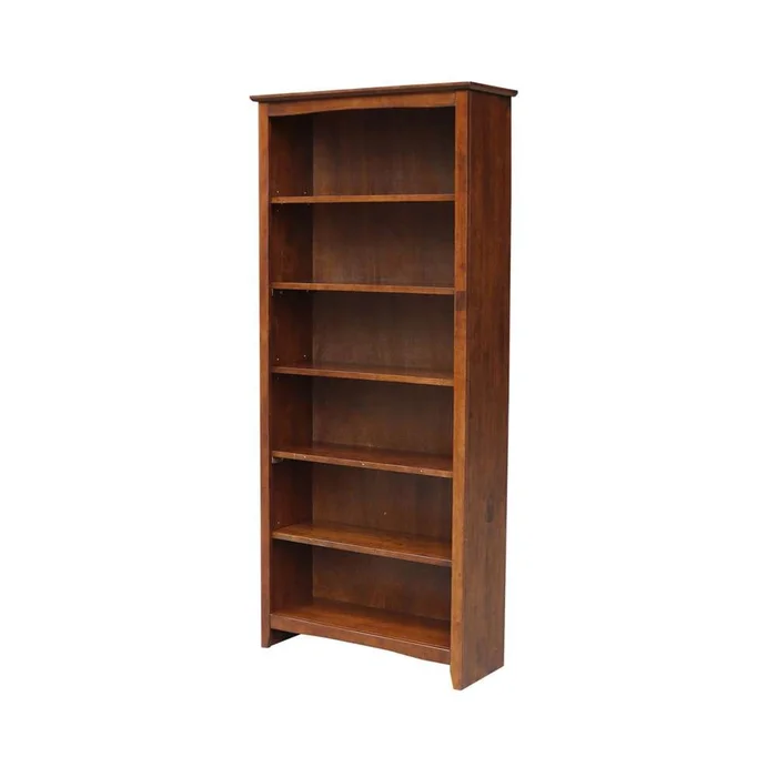 International Concepts – Shaker Bookcase – 72inH – SH581-3227A