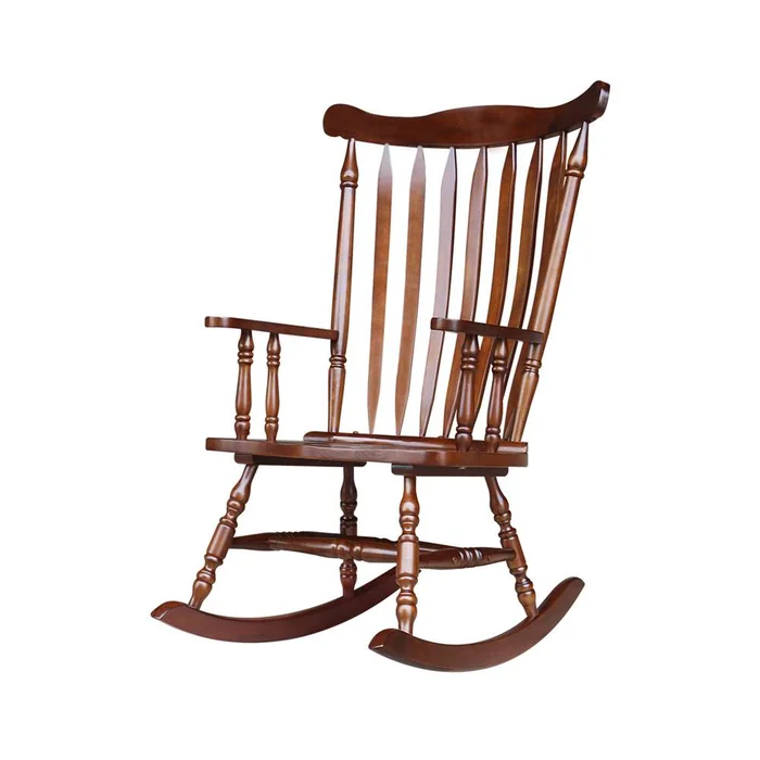 International Concepts – Solid Wood Rocker (RTA) in Espresso Finish – R581-120