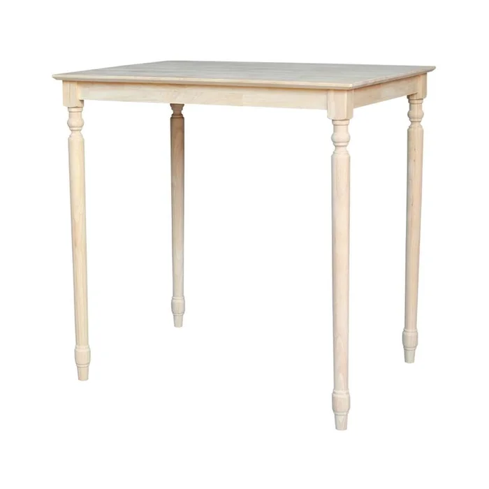 International Concepts – Solid Wood Top Table – Turned Legs – K-3042-342T