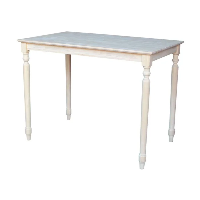 International Concepts – Solid Wood Top Table – Turned Legs – K-3048-336T