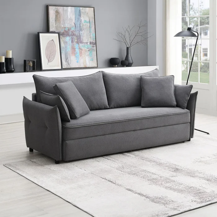 Irina 87″W Sofa with Sleeper