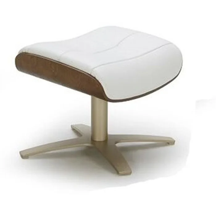 J&M Furniture – Karma White Ottoman – 18048-O