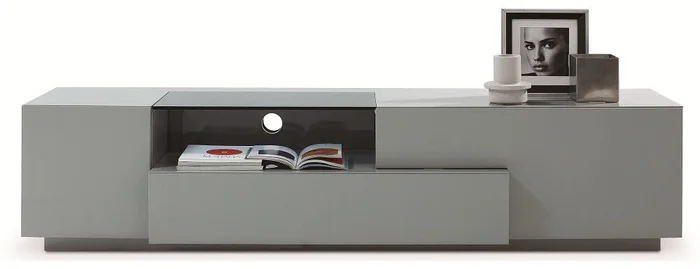 J&M Furniture – TV Stand in Grey High Gloss – 17873