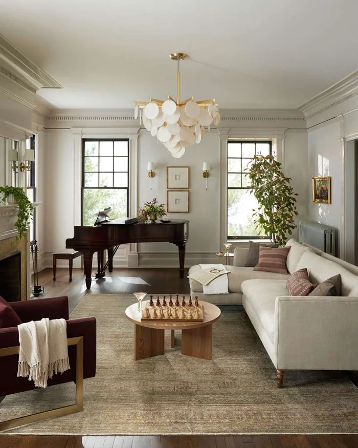 Jean Stoffer x Loloi – Bradbury Dove / Gold 11-6in x 15-6in Area Rug – BRADBRU-02DVGOB6F6