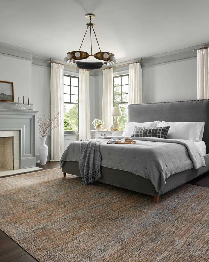 Jean Stoffer x Loloi – Katherine Copper / Steel 9-6in x 13-1in Area Rug – KESSKES-04CPST96D1