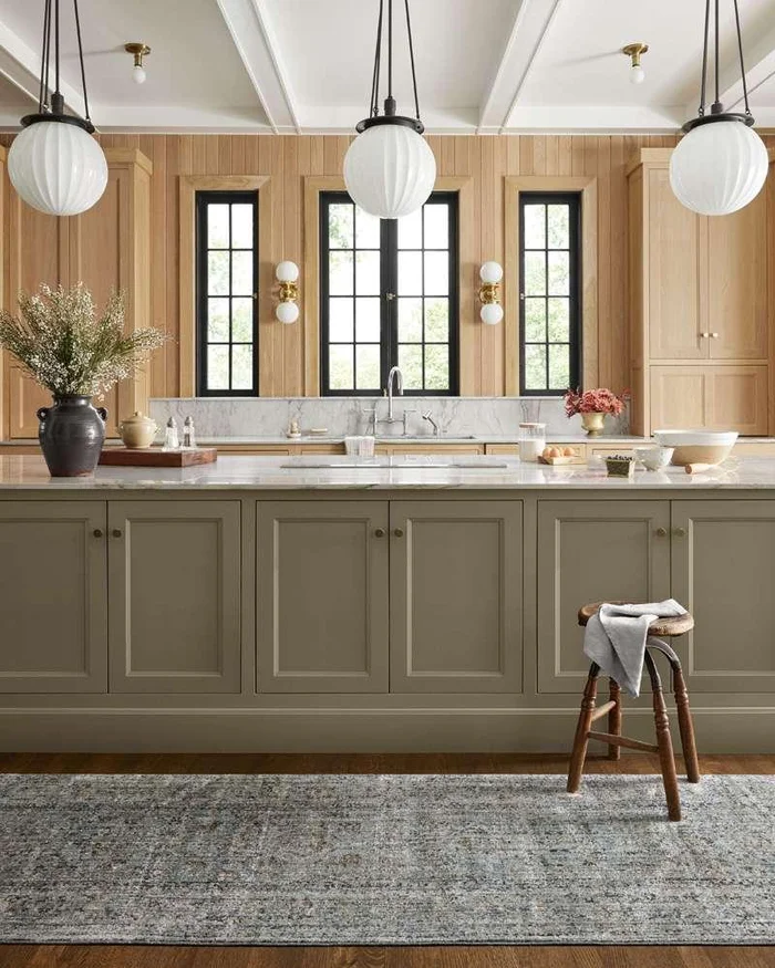 Jean Stoffer x Loloi – Katherine Ocean / Gold 2-7in x 12-0in Runner Rug – KESSKES-01OCGO27C0