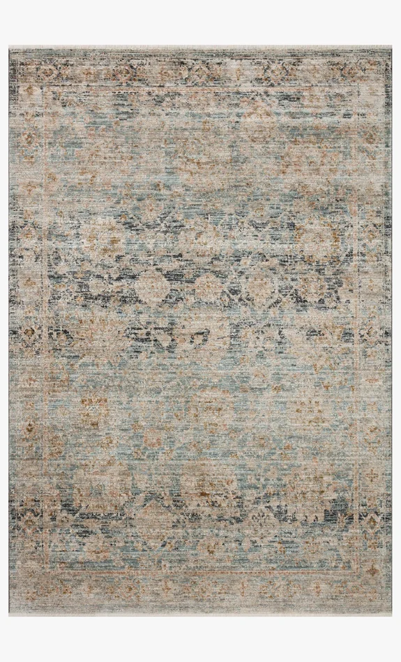 Jean Stoffer x Loloi Katherine KES-02 Ocean / Coral