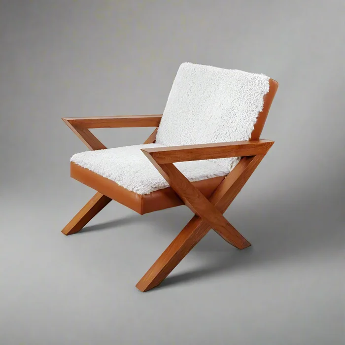 Jeanneret X Lounge Chair – Shearling