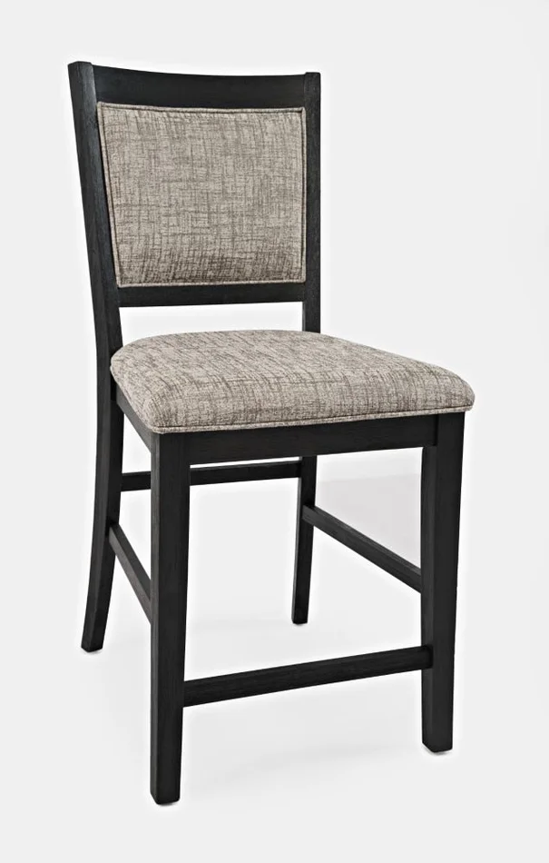 Jofran – Altamonte Upholstered Counter Stool in Dark Charcoal Grey (Set of 2) – 1851-BS520KD