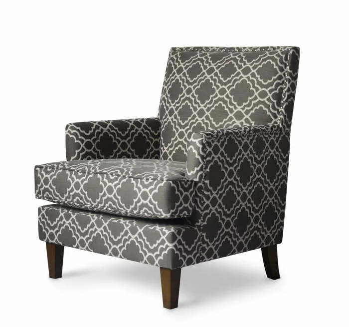 Jofran – Aubrey Accent Chair in Granite – AUBREY-CH-GRANITE