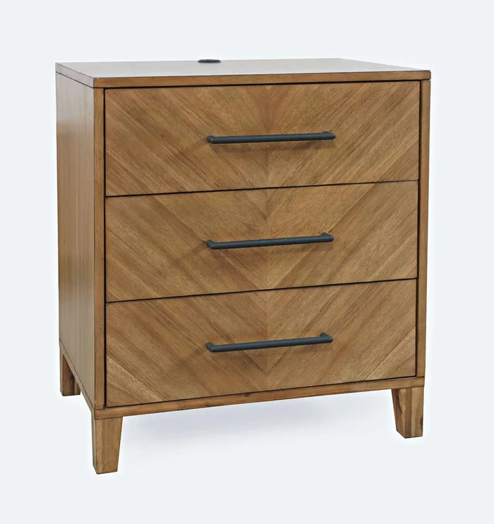 Jofran – Eloquence Mid-Century Modern USB Charging Nightstand – 2175-90