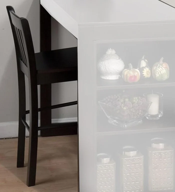 Jofran – Maryland Merlot Slat Back Stool (Set of 2) – 810EC-BS293KD