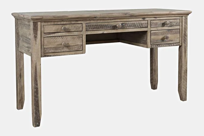 Jofran – Rustic Shores Coastal Style Distressed Acacia USB Charging Desk – 2125-5620