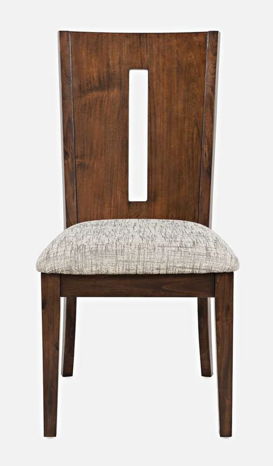 Jofran – Urban Icon Slotback Upholstered Dining Chair (Set of 2) – Merlot – 2005-390KD