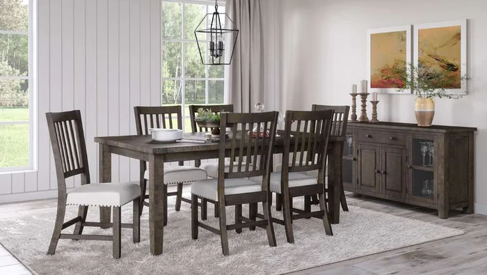 Jofran – Willow Creek 78in Seven-Piece Dining Set – 2021-78D-7