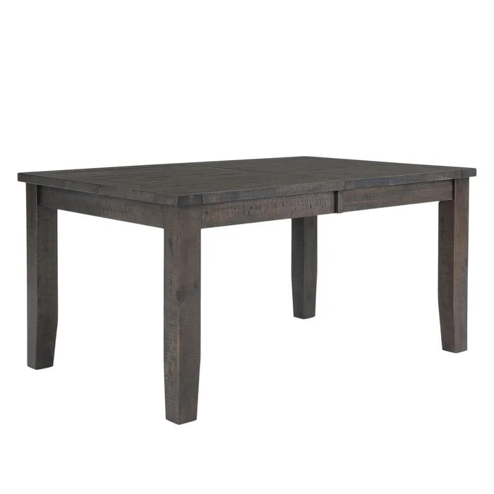 Jofran – Willow Creek Solid Pine 78in Extension Dining Table – Distressed Brown – 2021-78