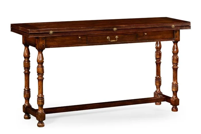 Jonathan Charles Fine Furniture – Country Farmhouse Small Walnut Hunt Table – 492704-WCD