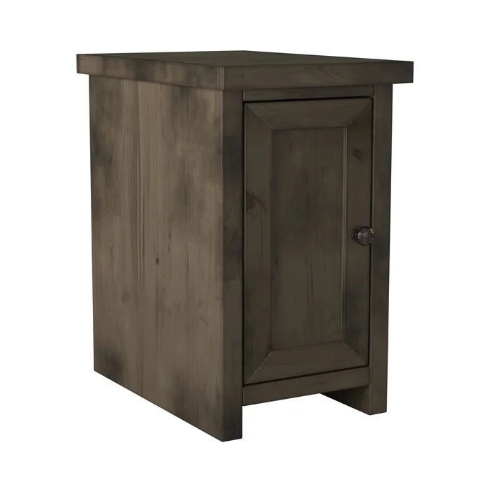 Joshua Creek – Chairside Table – Barnwood