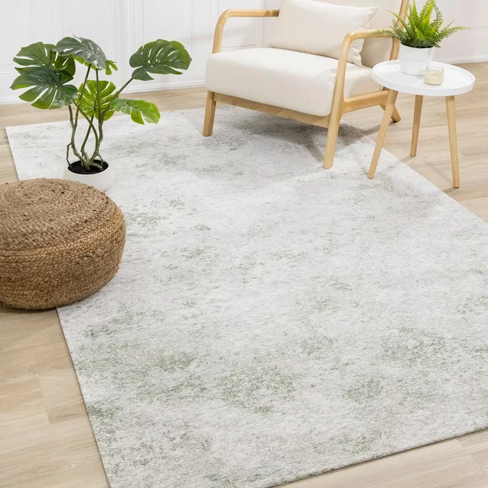 Kalora Interiors – Cathedral Green Grey Cream Marble Rug, 710in x 1010in – 5472/06 240330