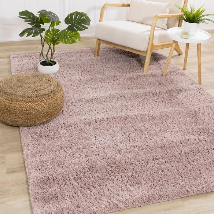 Kalora Interiors – Pascal Pink Comfort Shag Rug, 67in x 96in – 9999/3333 200290
