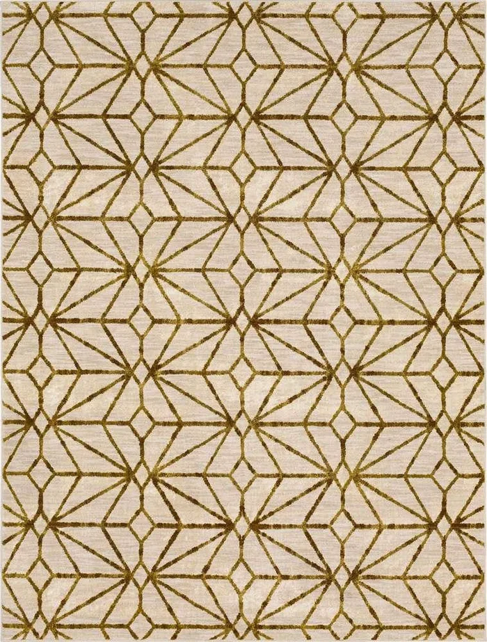 Karastan – Artisan by Scott Living Celeste Brushed Gold 5 3in x 7 10in Area Rug – 91680-10037-063094-SG
