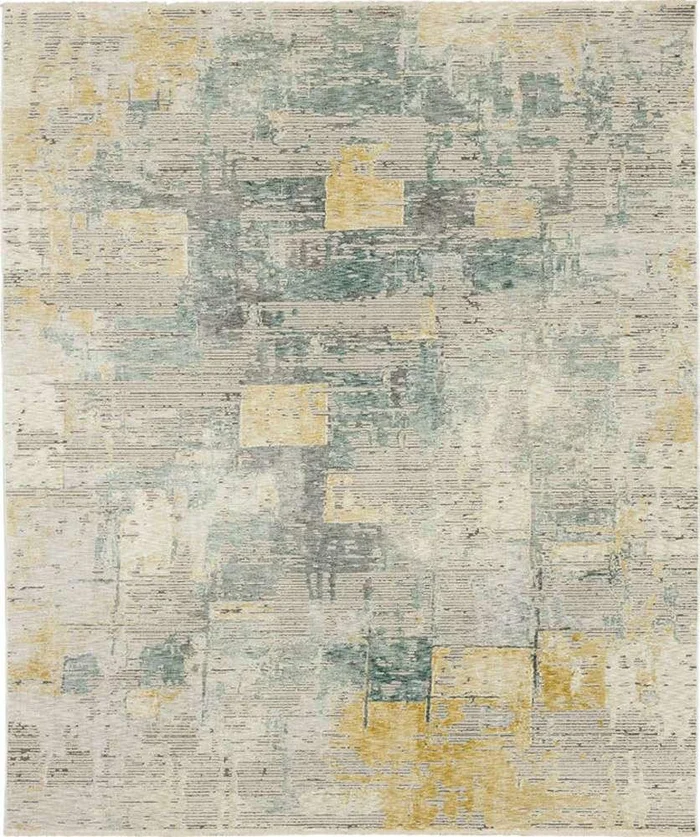 Karastan – Memento Nostalgic Blue 5 x 7 6in Area Rug – R1158-147-060090-IP