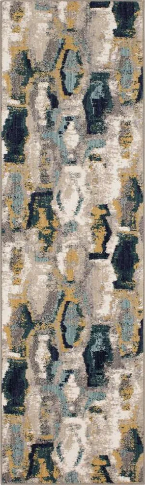 Karastan – Soiree Gimlet Mallard Green 2 4in x 7 10in Area Rug – 91969-60140-028094-IP
