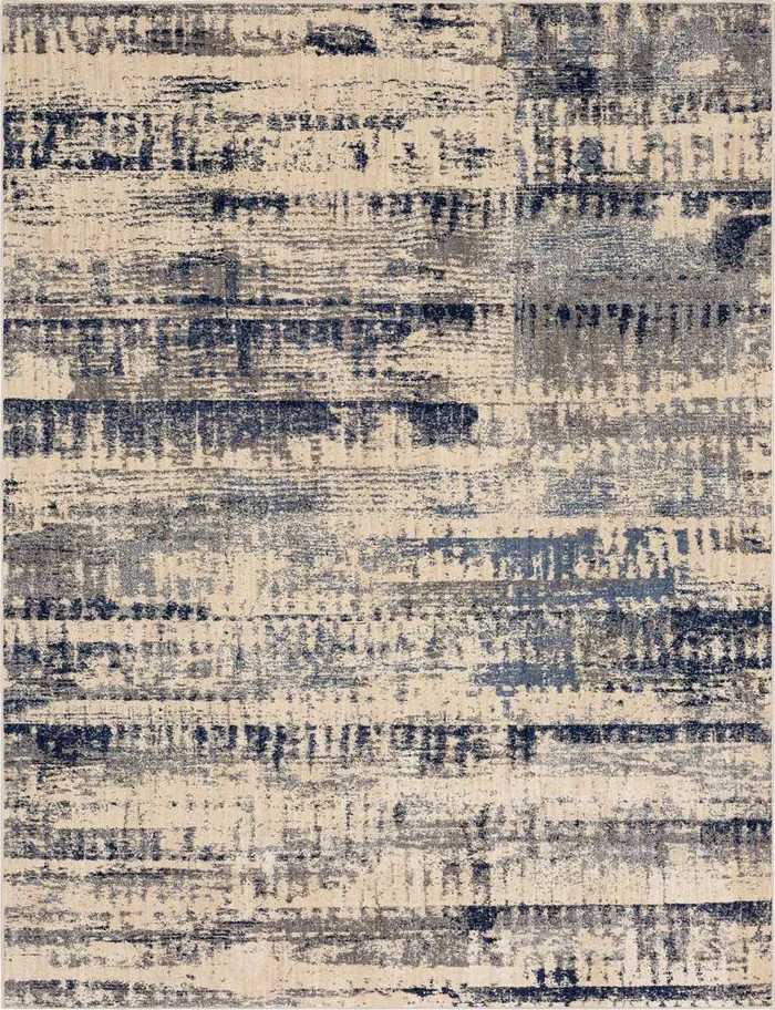 Karastan – Vanguard by Drew & Jonathan Home Ephemeral Ink Blue 5 3in x 7 10in Area Rug – 92363-50139-063094-DJ