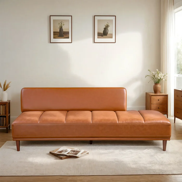 Karsten Daybed – Cognac Vegan Leather