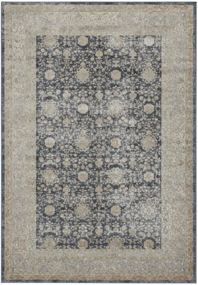 Kathy Ireland Home – Malta Area Rug – 53in x 77in Navy – MAI07-99446375919 – CLOSEOUT