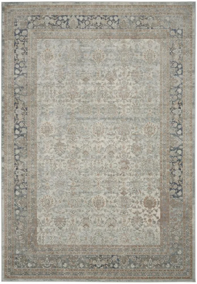 Kathy Ireland Home – Malta Area Rug – 9 x 12 Cloud – MAI10-99446376121 – CLOSEOUT