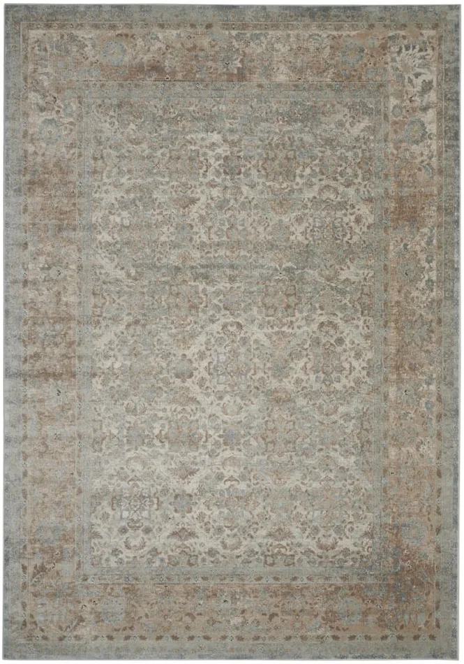 Kathy Ireland Home – Malta Area Rug – 9 x 12 Slate – MAI09-99446376060 – CLOSEOUT