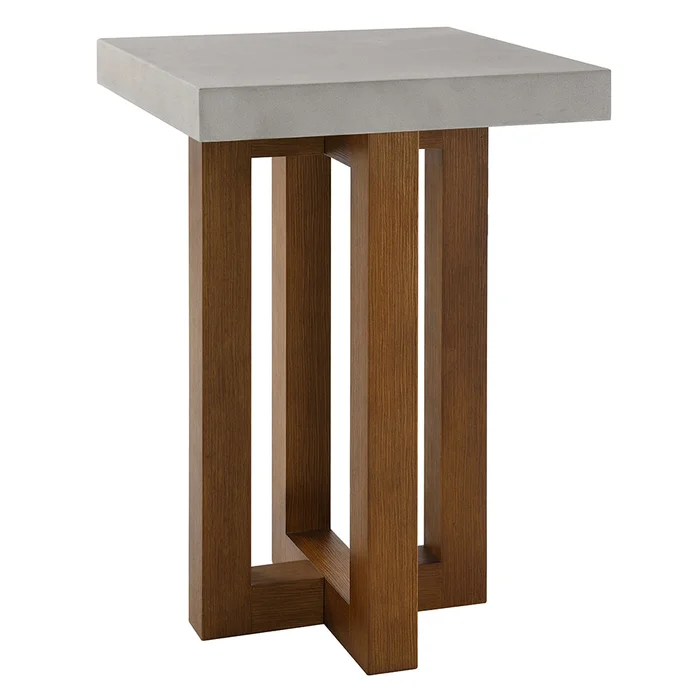 Keven 24″H Square End Table