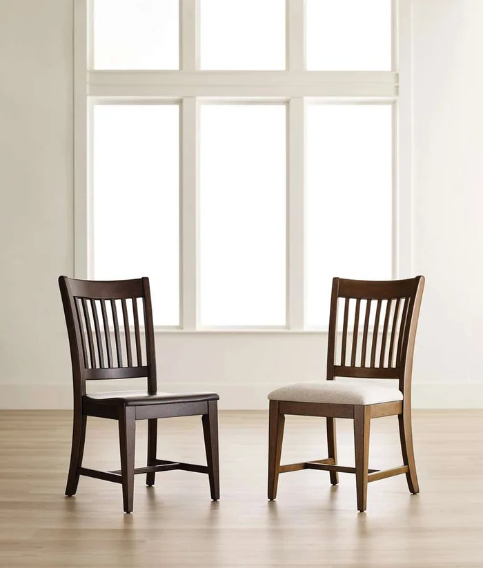 Kincaid Furniture – Kafe Rake Back Chair, Latte – 317-638L