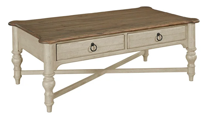 Kincaid Furniture – Weatherford Cornsilk Cocktail Table – 75-023