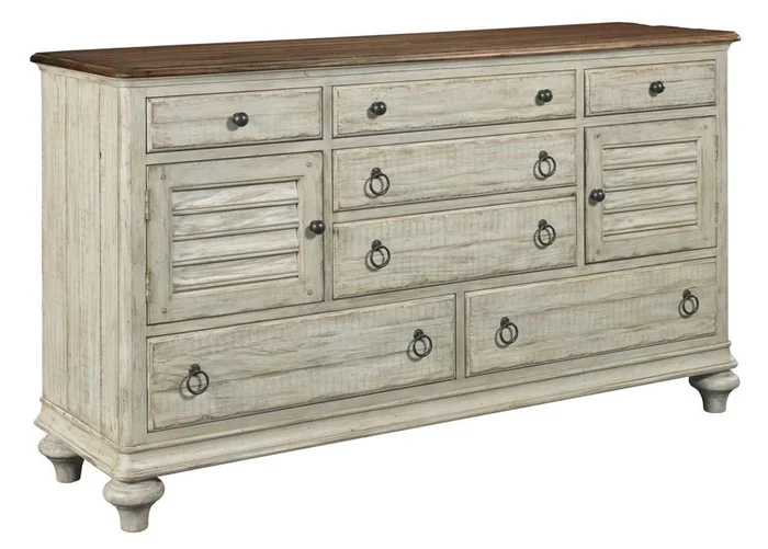 Kincaid Furniture – Weatherford Cornsilk Ellesmere Dresser – 75-160