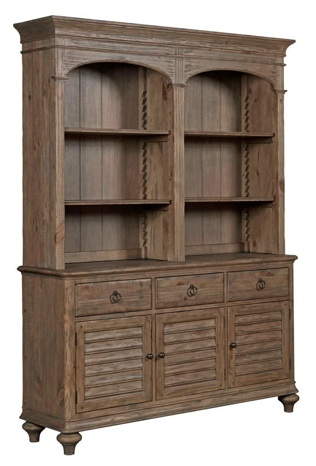 Kincaid Furniture – Weatherford Heather Hastings Open Hutch & Buffet – 76-079P