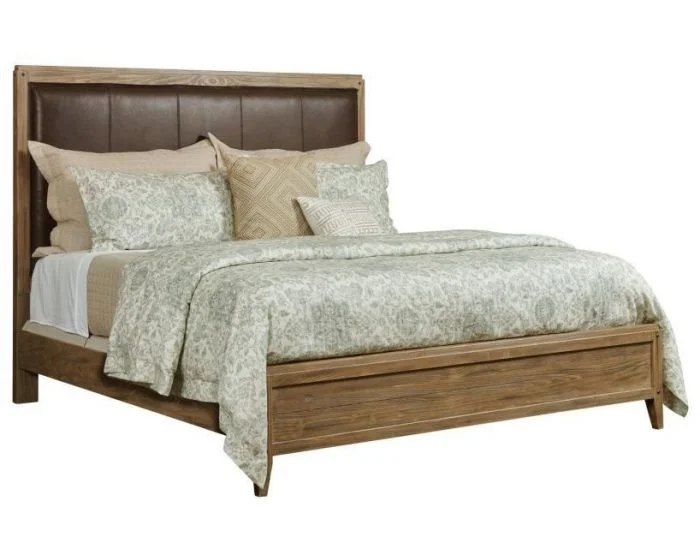 Kincaid Furniture Modern Forge Longview Queen Upholstered Bed