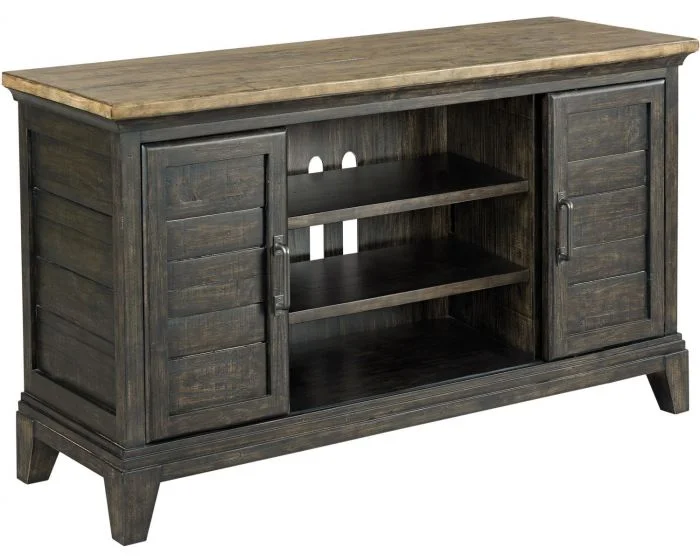 Kincaid Furniture Plank Road 54″ Arden Entertainment Console in Charcoal