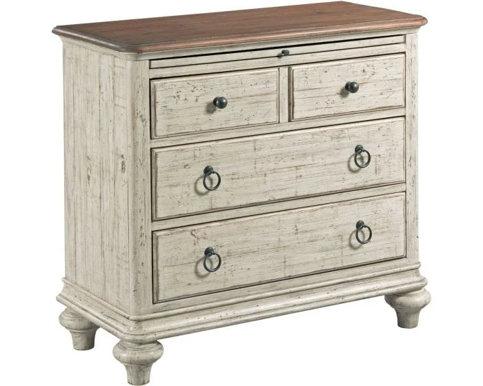 Kincaid Furniture Weatherford Baldwin Bachelors Chest in Cornsilk